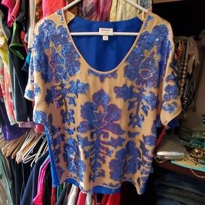 Size XL sequined Tracy Reese top